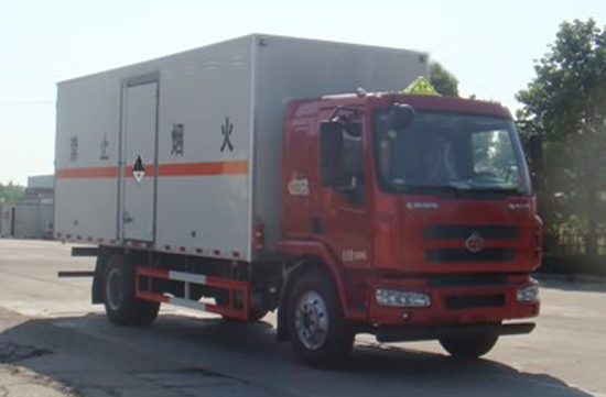 雜項危險物品廂式運輸車
