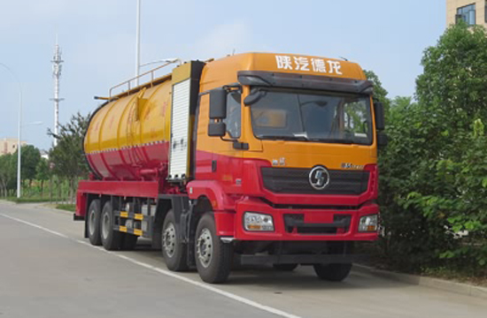 陜汽德龍清洗吸污車